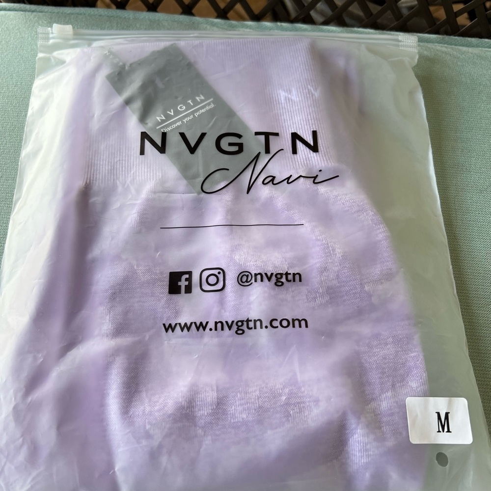 Nvgtn purple tie dyed leggings never worn bought small and medium kept small